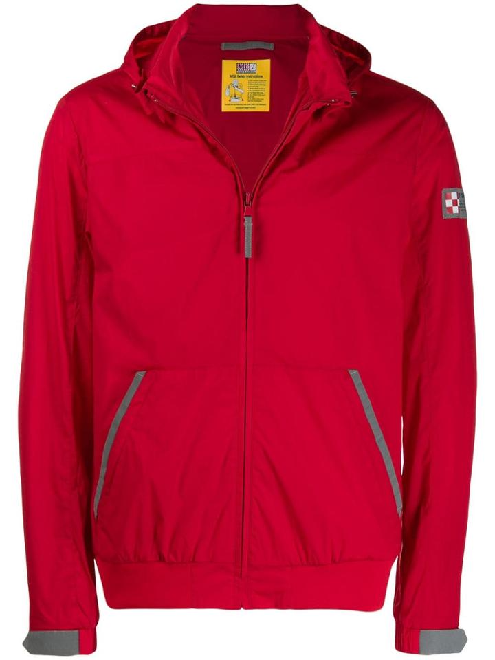 Mc2 Saint Barth Hooded Windbreaker - Red