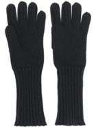 Cruciani Knitted Gloves - Black