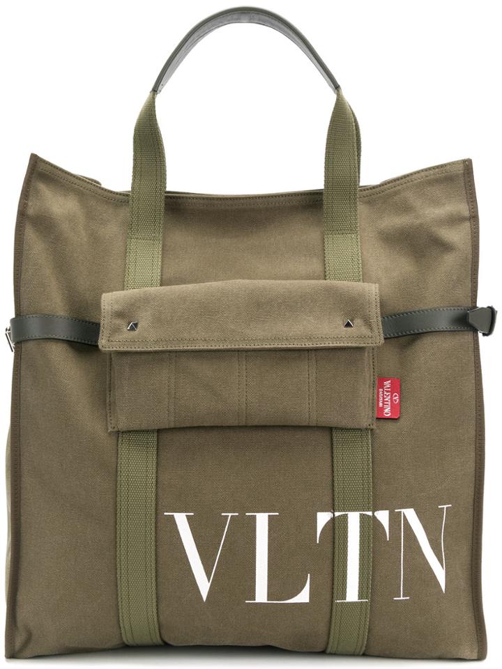 Valentino Garavani Vltn Tote Bag - Green