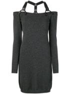 Moschino Harness Neck Knitted Jumper - Grey