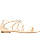 Casadei Cut-out Flat Sandals