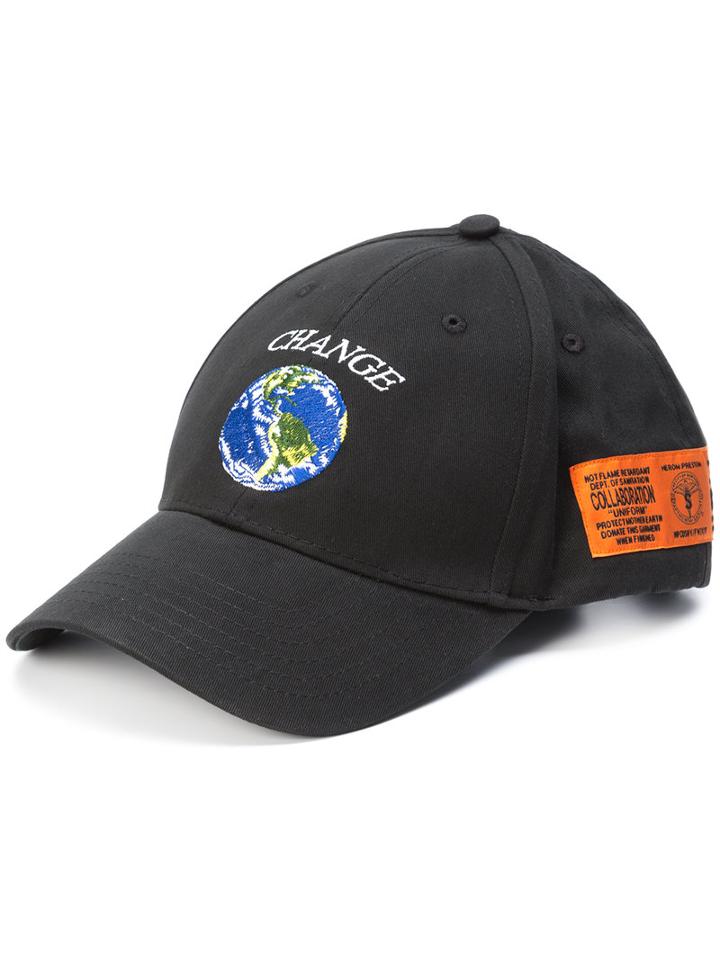 Heron Preston - Change Cap - Men - Cotton - One Size, Black, Cotton