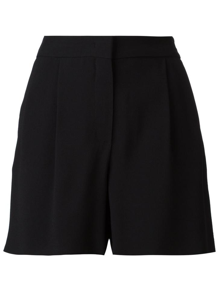 Alberta Ferretti Tailored Shorts, Women's, Size: 40, Black, Acetate/rayon