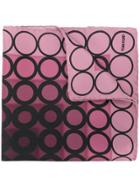 Tom Ford Geometric Print Scarf - Pink & Purple