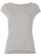 Eleventy Striped T-shirt, Women's, Size: S, Grey, Viscose/spandex/elastane