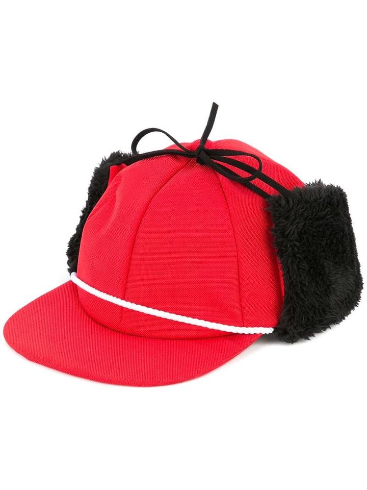 Johnundercover Ear Flap Cap - Red