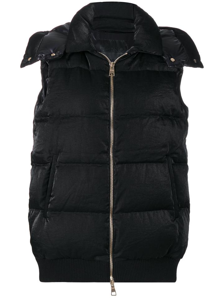 Herno Padded Vest - Black
