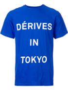 En Route En Route X Études Studio 'dérives In Tokyo' T-shirt, Men's, Size: Small, Blue, Cotton