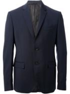 Fendi Classic Slim Fit Suit, Men's, Size: 52, Blue, Wool