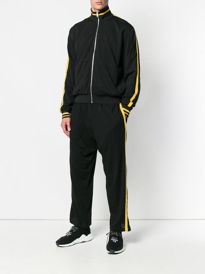 Mcq Alexander Mcqueen Stripe Detail Jacket - Black