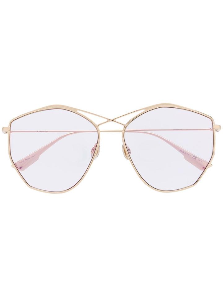 Dior Eyewear Diorstellaire4 Sunglasses - Gold