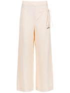 Nk Tie Detail Culottes - Nude & Neutrals
