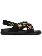 Marni 'fussbett' Embellished Sandals
