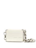 Kara Mini Chain Strap Shoulder Bag - White