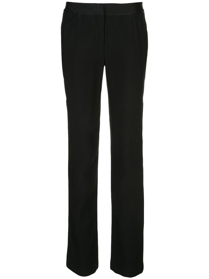 Kiki De Montparnasse Fitted Tuxedo Trousers - Black