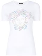 Versace Studded Medusa T-shirt - White