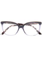 Dior Eyewear Oval Glasses - Blue
