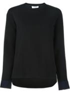 Tim Coppens Contrast Back Sweatshirt, Women's, Size: S, Black, Silk/cotton/polyamide/spandex/elastane