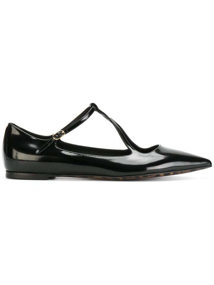 Dolce & Gabbana Bellucci Ballerinas - Black