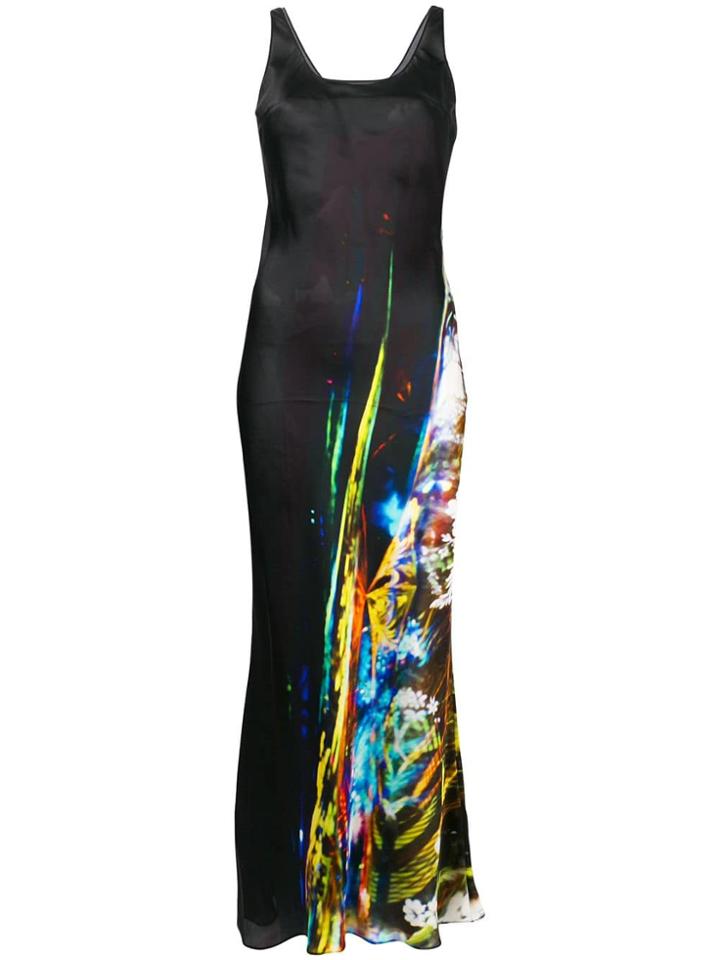 Maison Margiela Printed Midi Dress - Black
