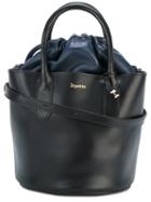 Repetto Drawstring Bucket Tote, Women's, Black, Leather