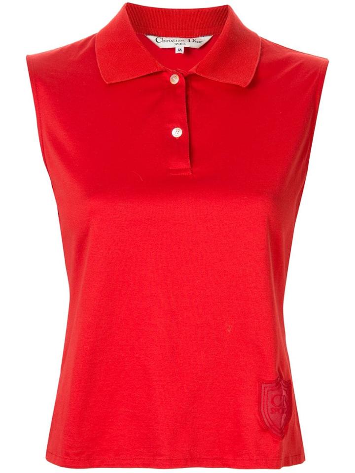 Christian Dior Pre-owned Embroidered Crest Polo Shirt
