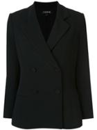 Cushnie Fitted Double-breasted Blazer - Black