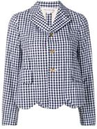 Comme Des Garçons Girl Gingham Jacket - Blue