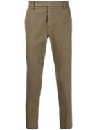 Entre Amis Tapered Chino Trousers - Brown