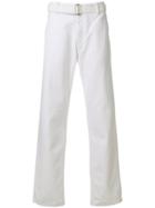 Ami Alexandre Mattiussi Oversized Fit Belted Trousers - White
