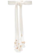 Philosophy Di Lorenzo Serafini Beaded Knotted Belt - Neutrals