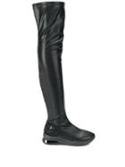 Liu Jo Thigh-high Fitted Boots - Black
