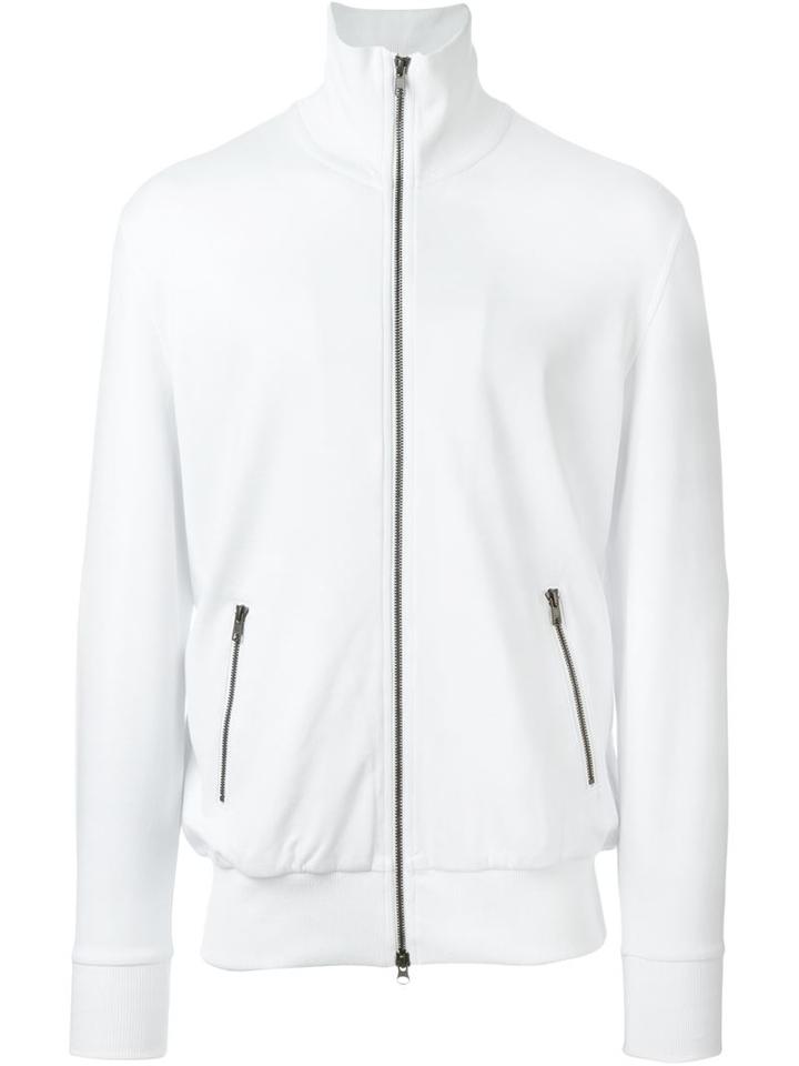Y-3 Three Stripe High Collar Zip-up Jacket