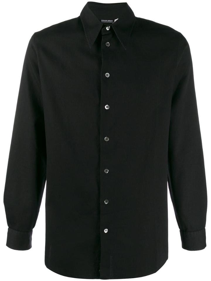 Giorgio Armani Pre-owned '1990s Pointed Collar Shirt - Black