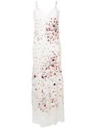 Ermanno Scervino Floral Print Midi Dress - Neutrals