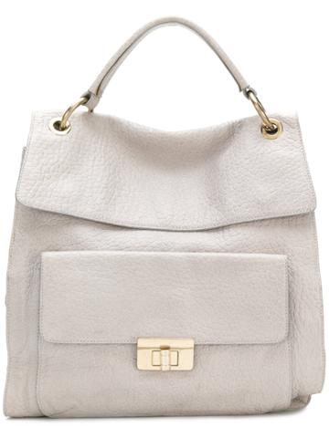 Marni Vintage Foldover Tote Bag - Grey