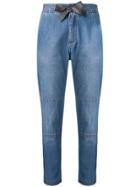 Eleventy Bow Detail Jeans - Blue