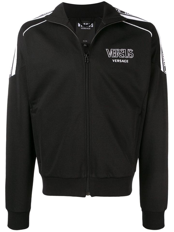 Versus Logo Track Jacket - Black