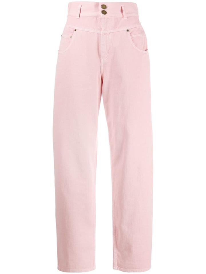 Alberta Ferretti High-waisted Jeans - Pink