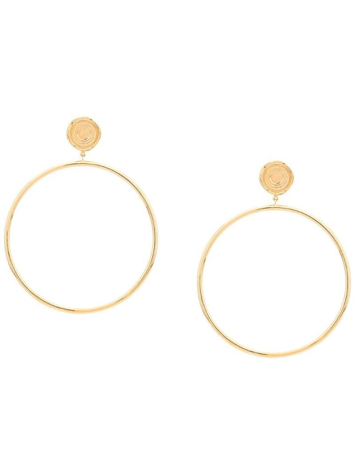 Northskull Vintage Statement Hoops - Gold