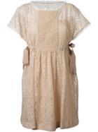 Red Valentino Side Tie Lace Dress