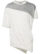Lanvin Colour Block T-shirt - Grey