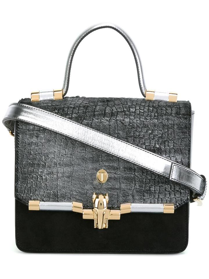 Trussardi Classic Shoulder Bag, Women's, Black