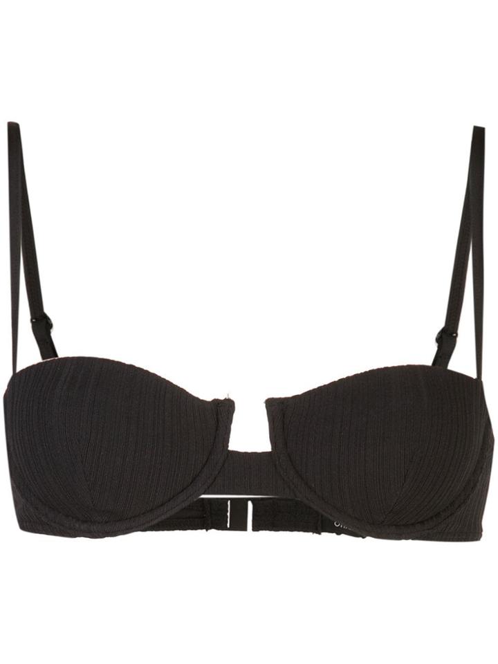 Onia Dalia Bikini Top - Black