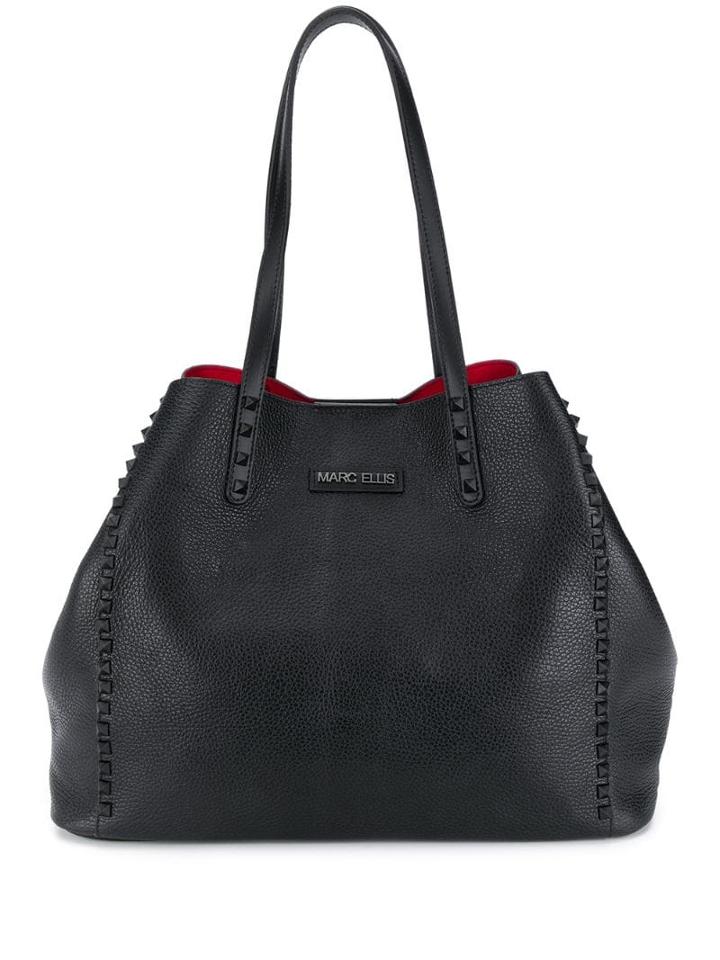 Marc Ellis Studded Details Shoulder Bag - Black