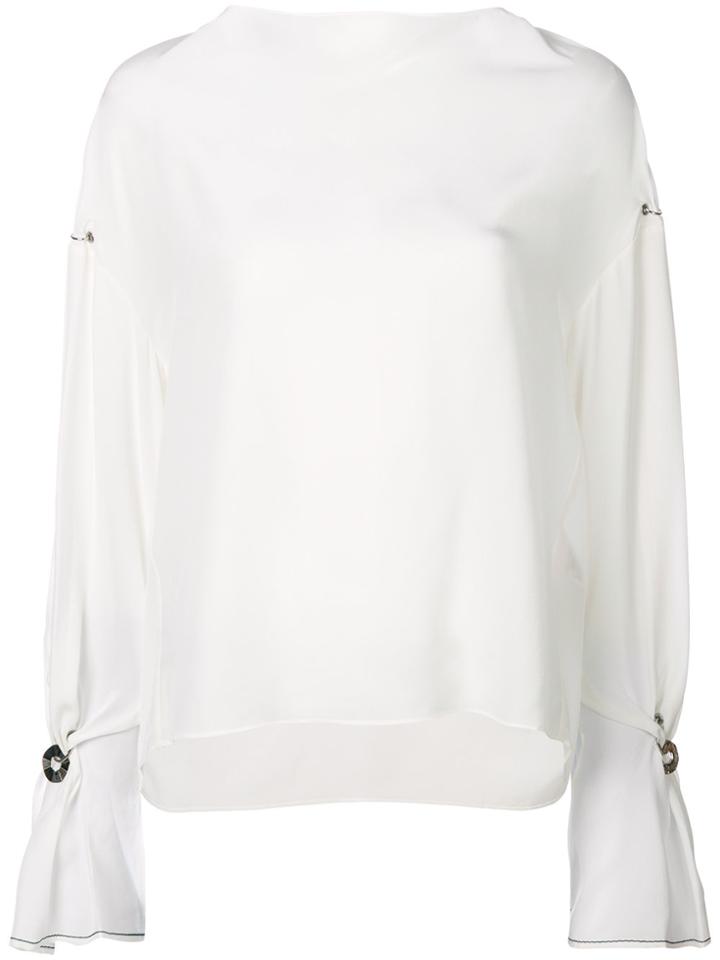 3.1 Phillip Lim Ring Detail Blouse - White