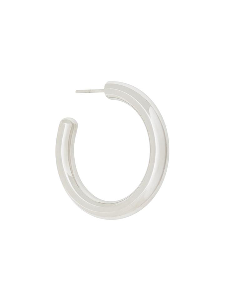 Maria Black Ruby 35 Hoop Earring - Metallic