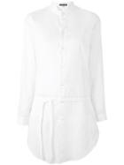 Ann Demeulemeester Drawstring Waist Shirt, Women's, Size: 38, White, Cotton