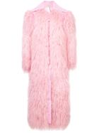 Nina Ricci Oversized Coat - Pink & Purple