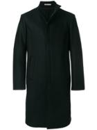 Armani Collezioni Long Tailored Coat - Black